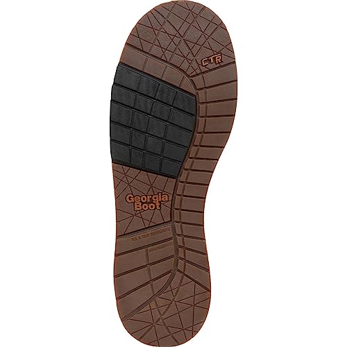 Georgia Boot Men's Brown Amp Lt Wedge Waterproof Pull-on Industrial Boot W522