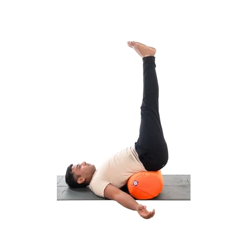 Iyengar Round Cotton Yoga Bolster for Back Support J600271
