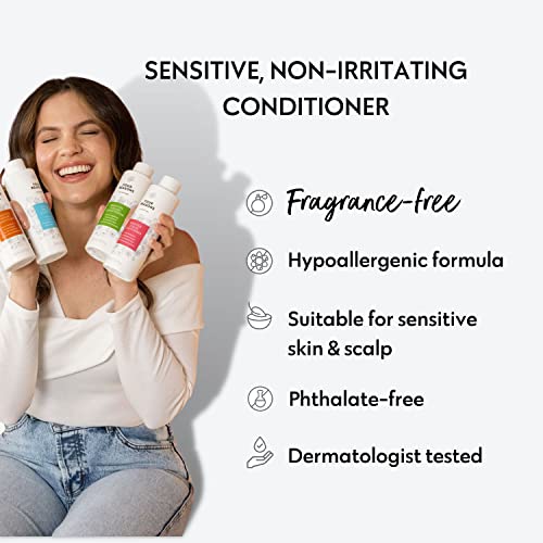 Fragrance Free Sensitive Moisture Hair Conditioner, Hypoallergenic & Vegan, 10.15 oz Y425335