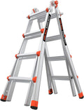 Little Giant Ladders, Super Duty, M17, 17 foot, Multi-Position Ladder, Aluminum, Type 1AA, 375 lbs weight rating, (10402)