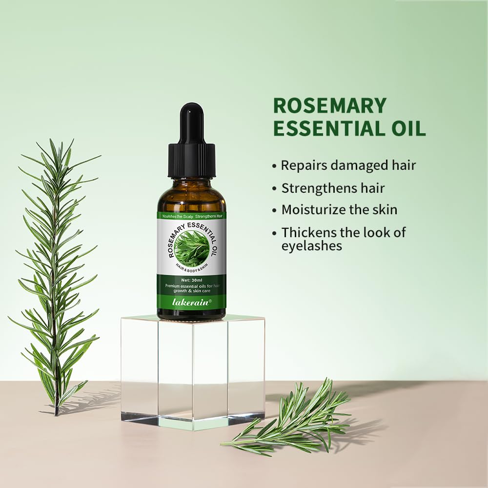 Rosemary Oil for Hair Growth, 100% Pure Natural T429