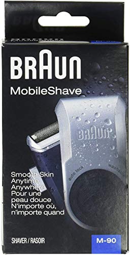 Braun MobileShave M-90 Travel Shaver Silver N67707