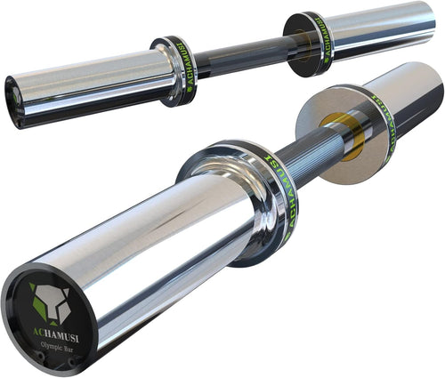 16" Olympic Dumbbell Handle Pair - Loadable Dumbbell Bar for 2” Weight Plates，Suitable For Home Gym Exercise