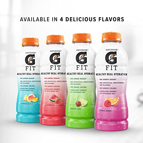 Gatorade Fit Electrolyte Beverage Tropical Mango 16.9oz Bottles (12 Pack) Z731172