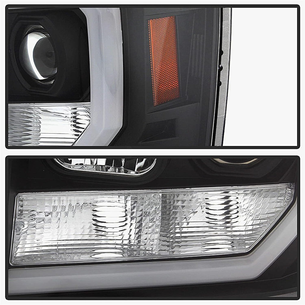 HECASA LED Projector Headlights for GMC Sierra 1500 2500HD 3500HD 2007-2014 S903846