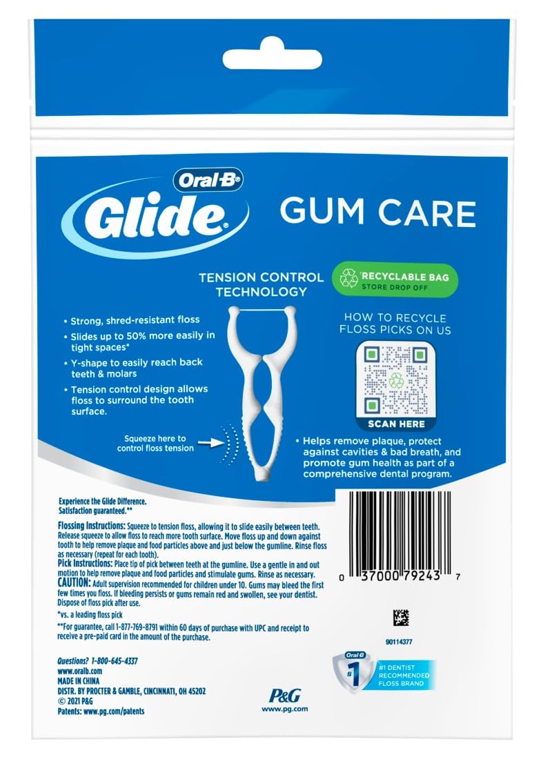Oral B Glide Floss Picks 60 Count H2618