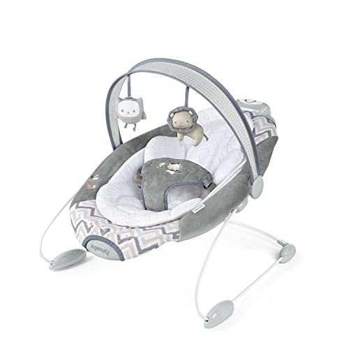 Ingenuity SmartBounce Automatic Baby Bouncer Seat with White Noise, 0-6 Months, Up to 20 lbs B12396