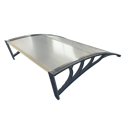 Panana Window Awning Door Canopy 39"x31.5" Polycarbonate Patio Rain Shelter U710132