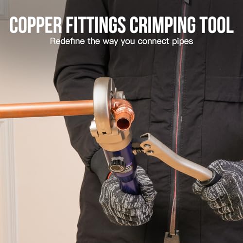 BANCHEE Hydraulic Crimping Tool for Copper Tube Fittings, 1/2 to 1-Inch Jaw Y49495