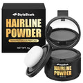 Hairline Powder for Women and Men, Stain-Proof Root Touch Up Powder, Quick Cover Root Cover Up for Thinning Hair, Sweatproof Hair Powder for Women, Root Touch Up Hair Color (Light Brown)