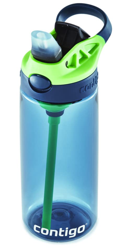 Contigo Kids Water Bottle with AUTOSPOUT Straw, 14oz, 2 Pack T2542
