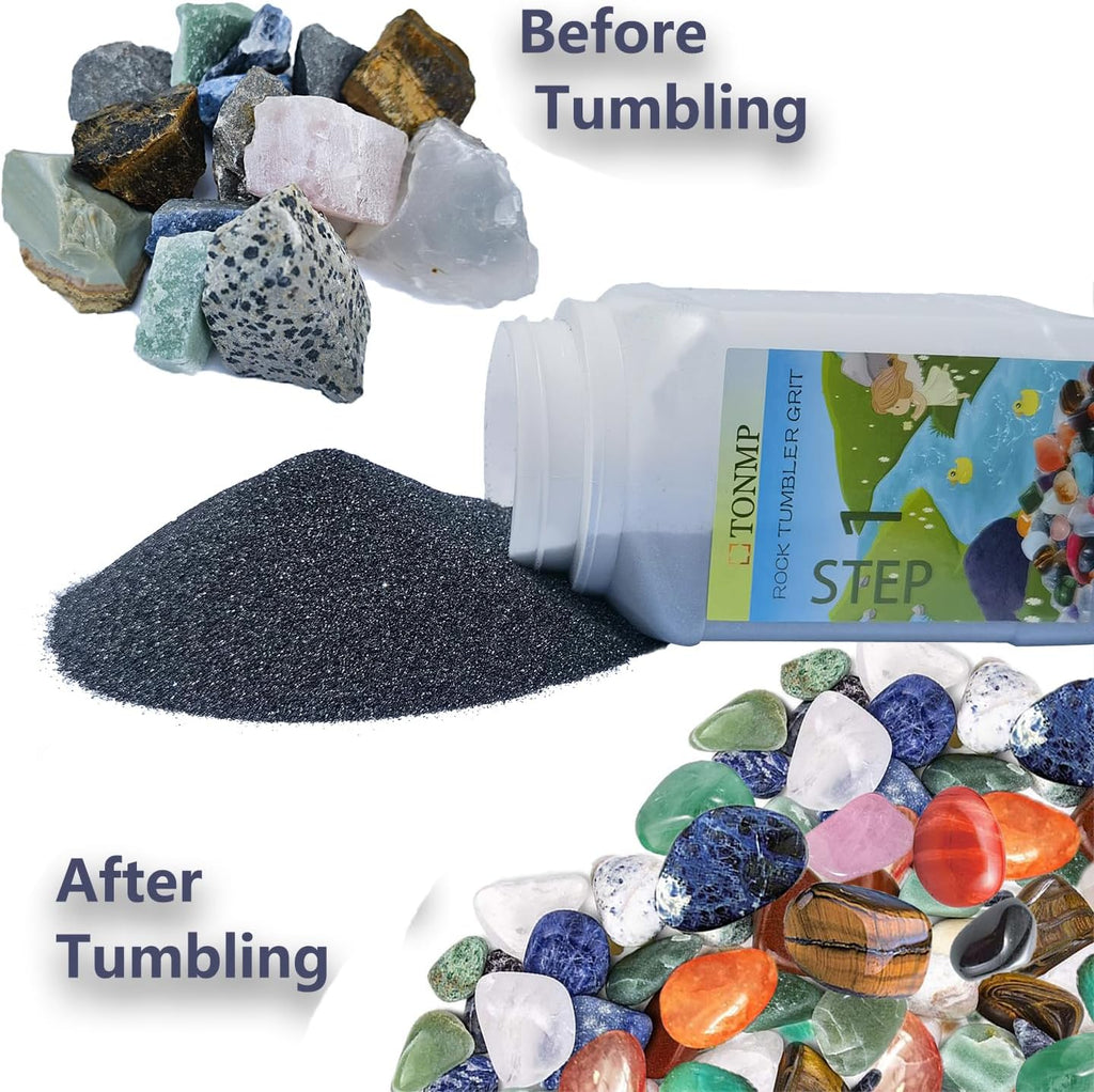 Rock Tumbler Grit Refill Kit 8 LBS with Plastic Pellets D23425