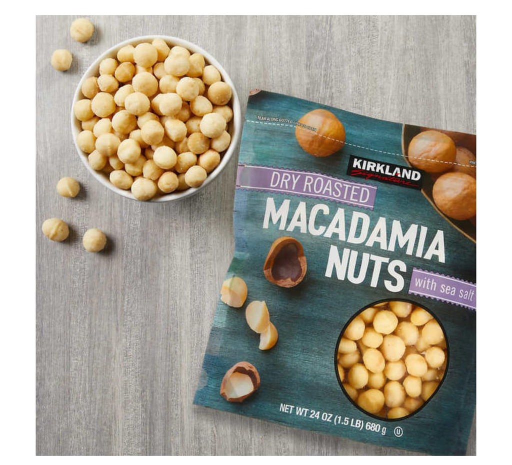Kirkland Signature Dry Roasted Macadamia Nuts, 1.5 lbs V539