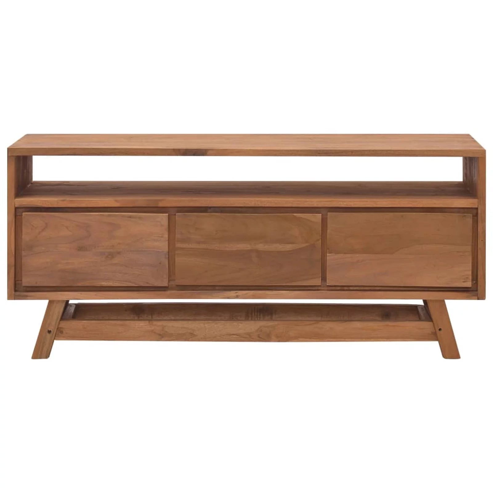Walmeck TV Cabinet Solid Teak Wood V543024