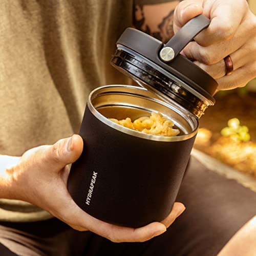 Hydrapeak 32oz Stainless Steel Vacuum Insulated Food Jar, Wide Mouth Leak-Proof, Navy U368