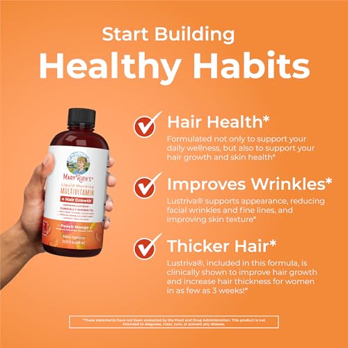 MaryRuth's Multivitamin Multimineral Supplement for Women with Lustriva & Chromium Picolinate, 15.22 Fl Oz R389