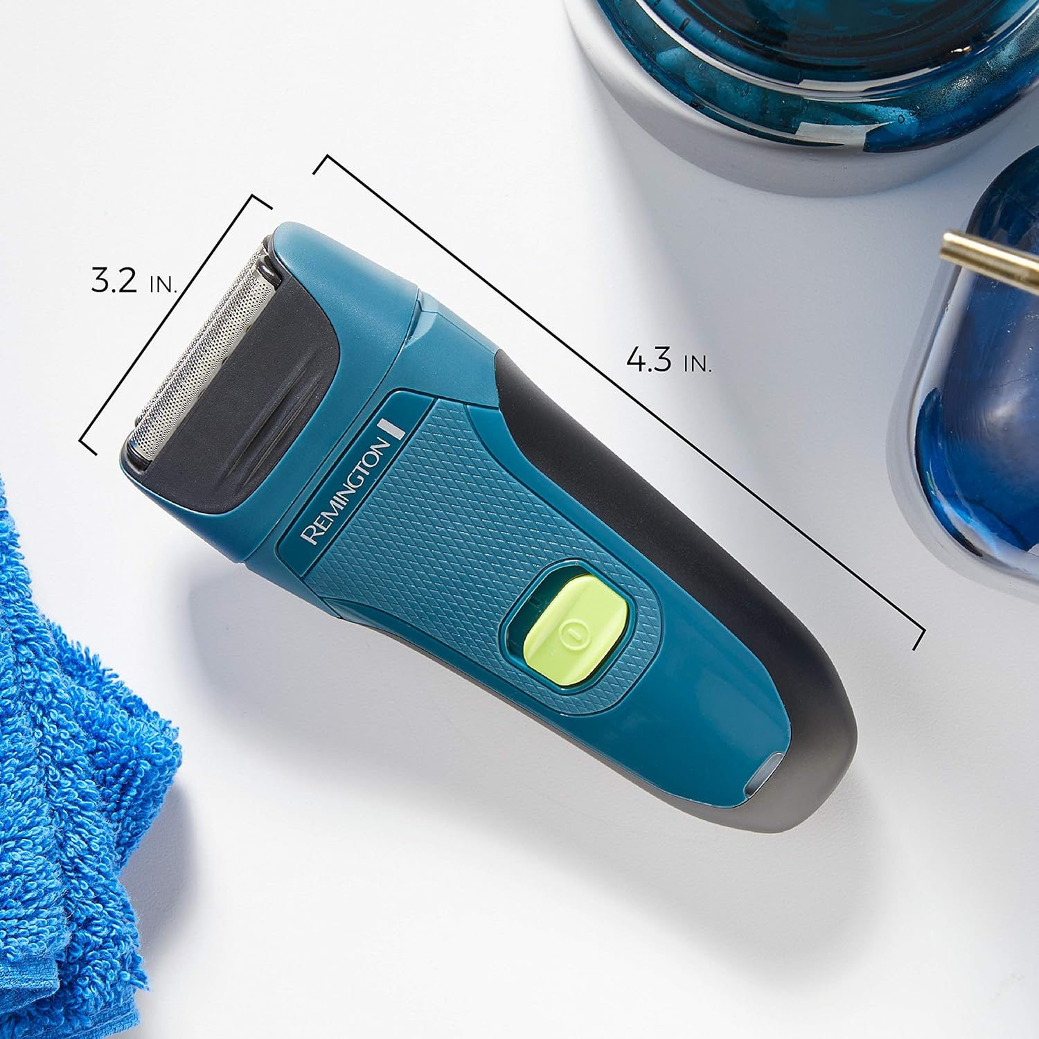 Remington PF7320 Ultrastyle Rechargeable Foil Shaver, Green P17746
