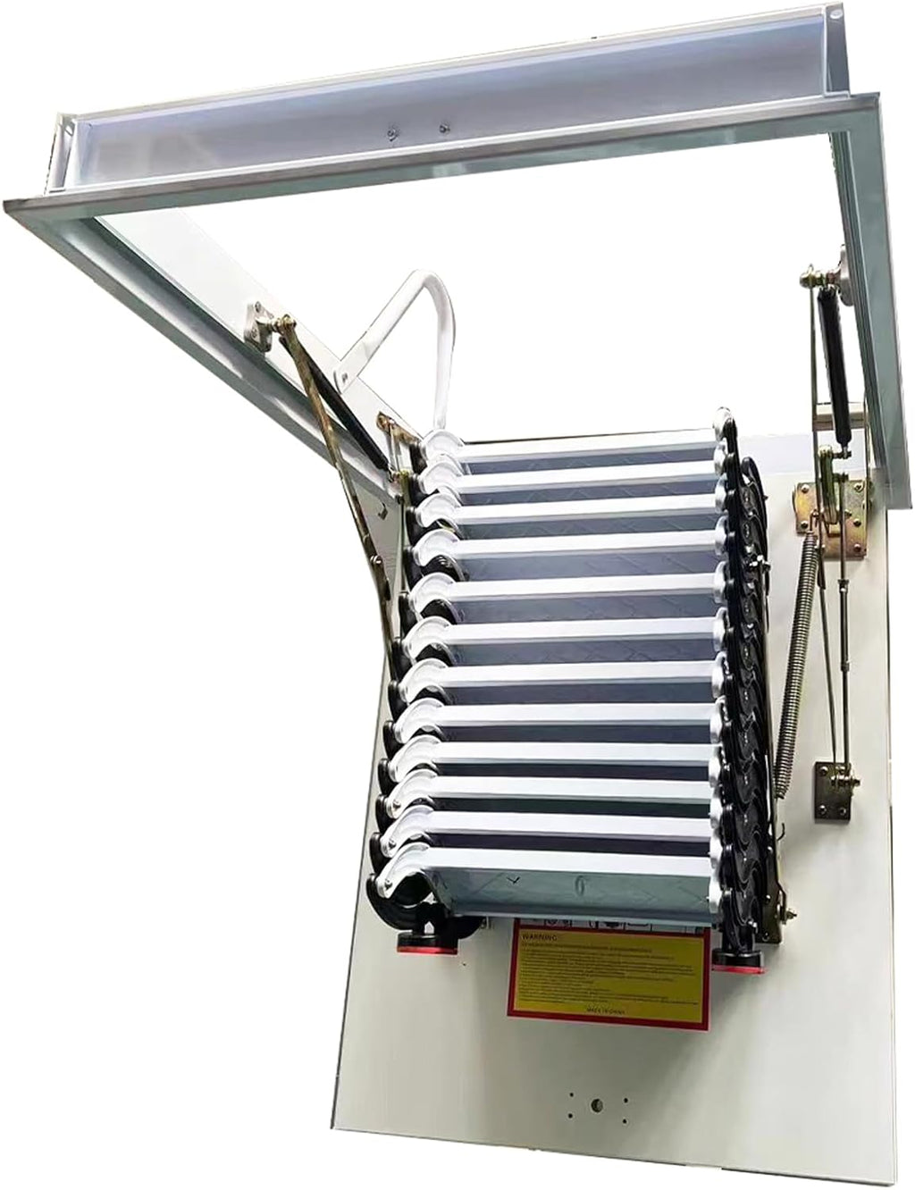 TECHTONGDA Retractable Attic Ladder 9.84ft Adjustable 660lbs Capacity P7877