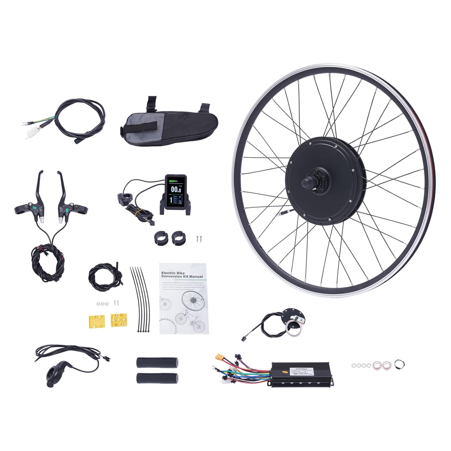 48V 1000W Electric Bicycle Front Hub Motor Conversion Kit for 700C Ebike S800