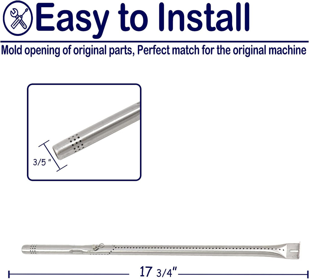 Charbroil Gas Grill Burner Tube Replacement Parts 4 Pack B9608