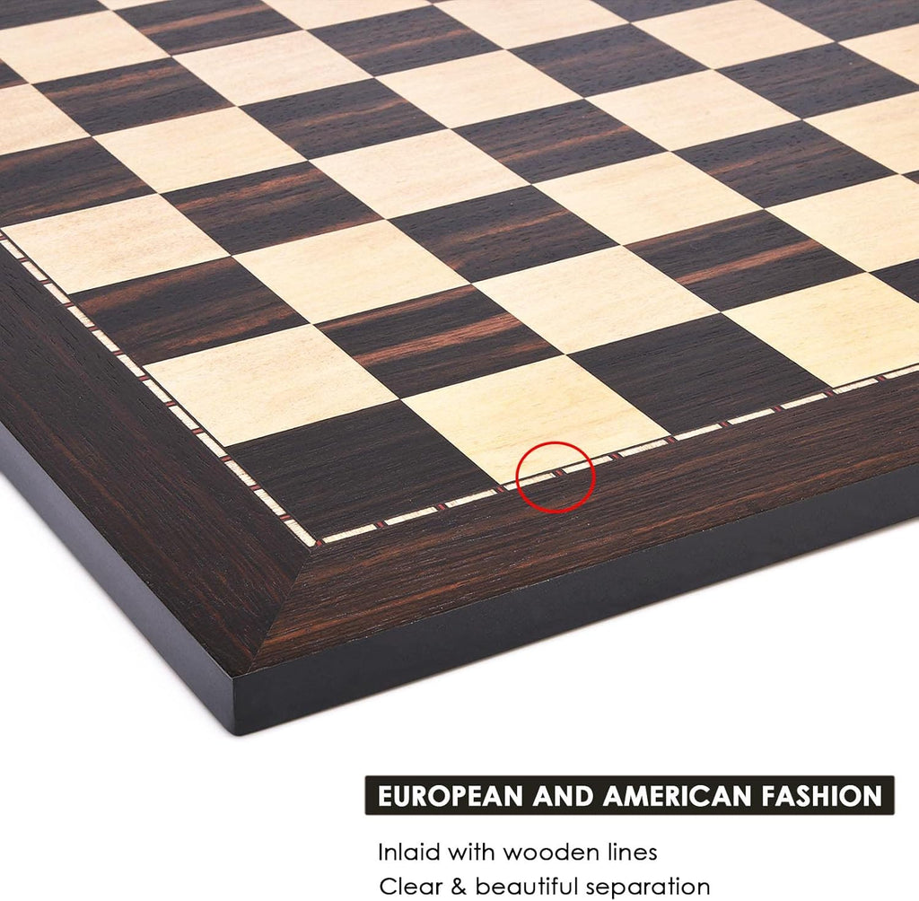 AMEROUS 19 Inches Wooden Tournament Chess Board D815631