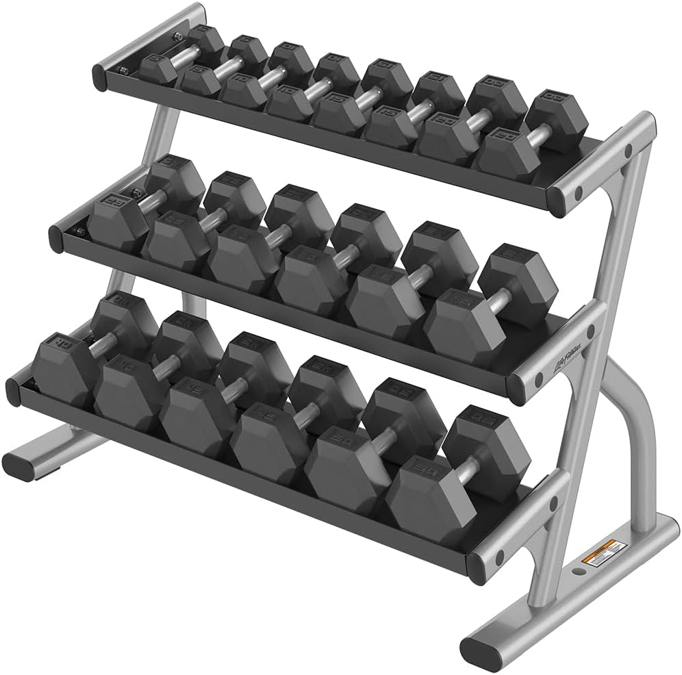 Hex Rubber 65Lb Dumbbell Y982