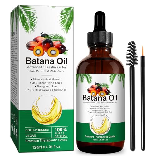 2PCS Rosemary Oil for Hair Growth Organic - 100% Pure Rosemary Oil for Eyebrow and Eyelash - Biotin and Essential Oils for Improved Blood Circulation, Nourishes The Scalp, and Reduced Hair Loss