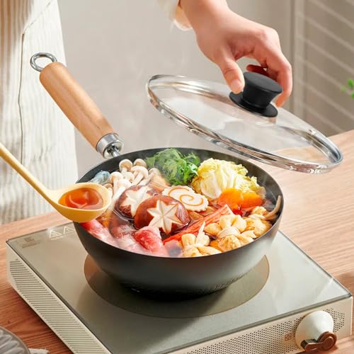 Tempered Glass Pan Lid 10 Inch Replacement Cover for Skillets Pots Wok U800043