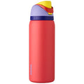 Owala FreeSip Insulated Stainless Steel Water Bottle with Straw, BPA-Free Sports Water Bottle, Great for Travel, 32 Oz, Poolside Punch