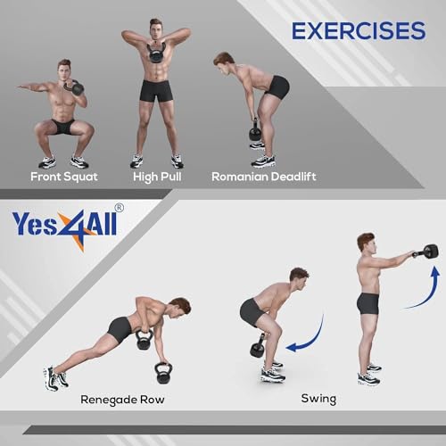 Yes4All Adjustable Kettlebell Weight Set for Strength Training S144687