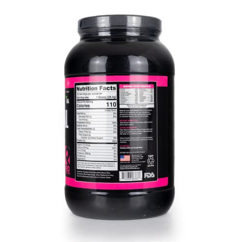 Grass Fed Whey Protein Powder for Women, Creamy Vanilla, 2 lb Z57919
