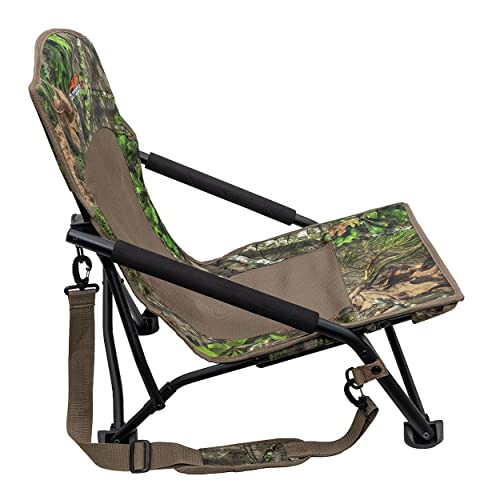 ALPS OutdoorZ Vanish Turkey Hunting Chair, Mossy Oak Obsession Camo, Steel Frame S763