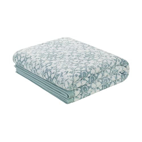 Jessica Simpson Bath Towel 4 Piece Set Aziza Frosty Green K721