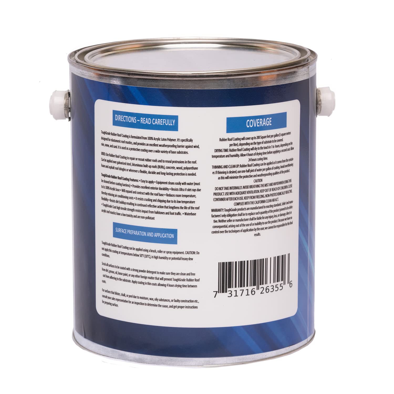 RV Roof Repair Kit - Flex Coat Self Leveling Roof Sealant for EPDM, TPO, PVC H29062