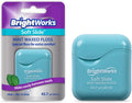 BrightWorks Soft Slide Dental Floss, for Tight Spaces and Extra Comfort, 43.7 yards (pack of 4)