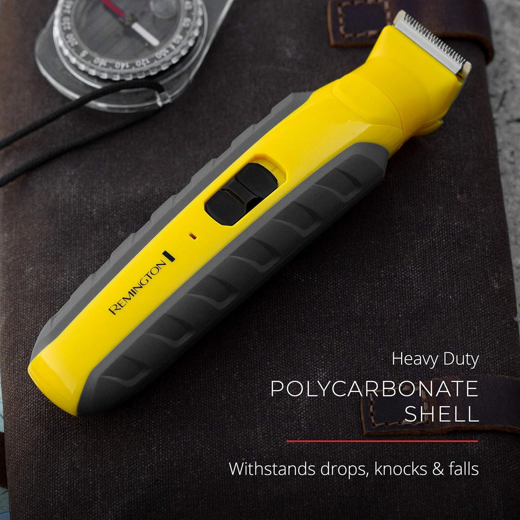 Remington Virtually Indestructible All-in-One Grooming Kit, Yellow, PG6855 U629