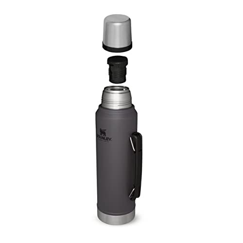 Stanley Classic Legendary Thermos Flask 1L Charcoal, BPA-Free Stainless Steel Y3195