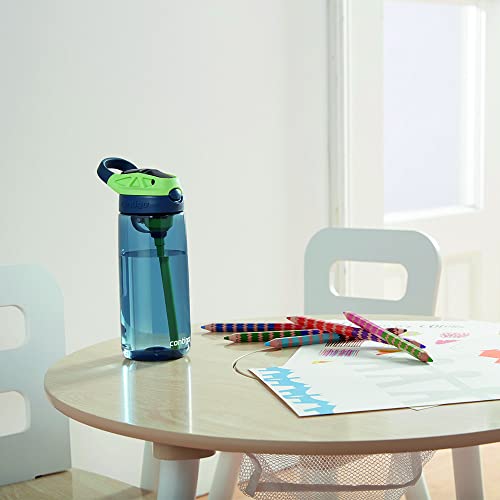 Contigo Kids Water Bottle with AUTOSPOUT Straw, 14oz, 2 Pack T2542