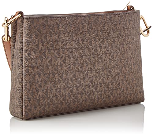 Michael Kors Trisha Leather Medium Triple Compartment Crossbody K94361