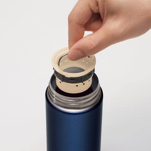 Zojirushi Stainless Steel Travel Mug with Tea Leaf Filter, Pink Champagne E35259