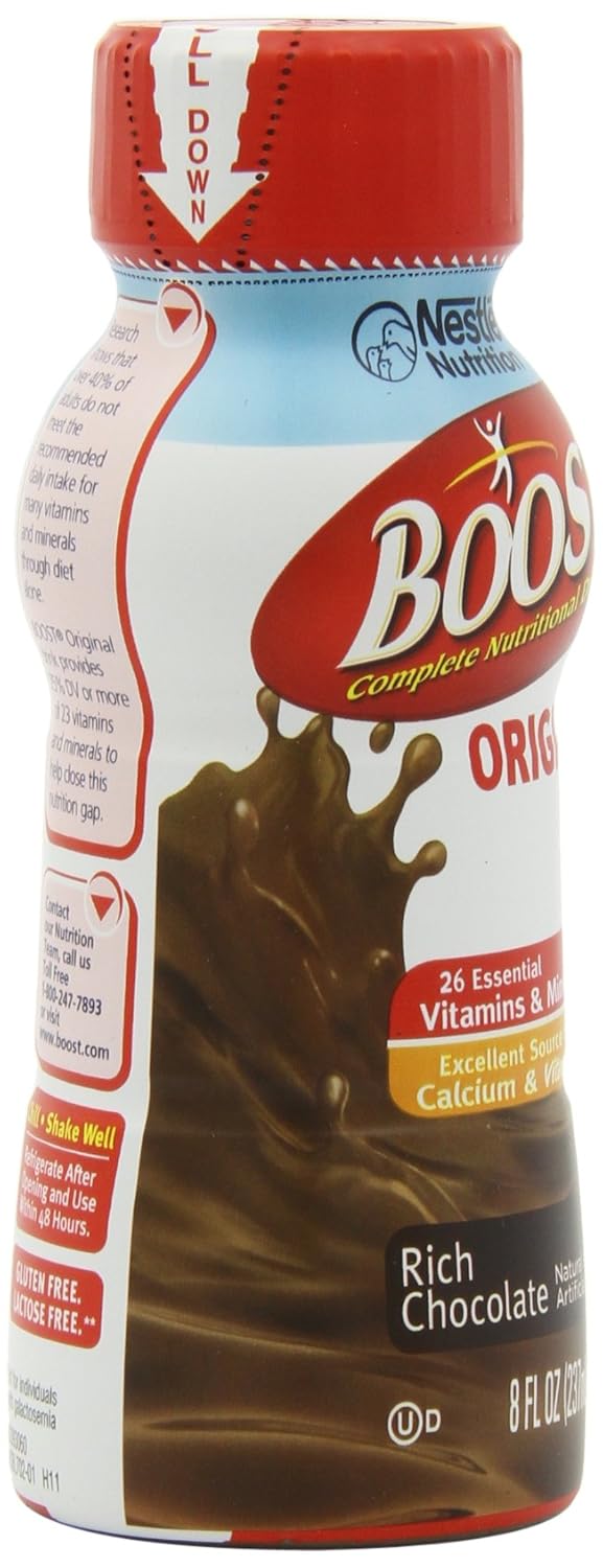 Boost Complete Nutritional Drink, Rich Chocolate, 12 Count C3360
