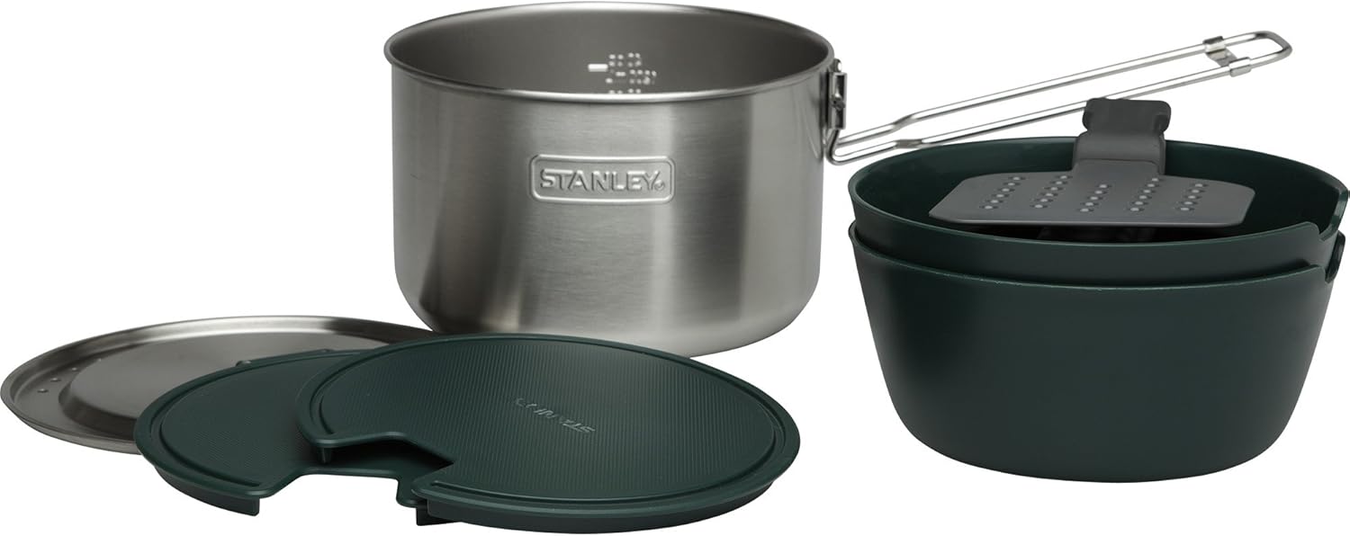 Stanley Adventure Prep + Cook Set 1.58 Quart Stainless Steel X197294