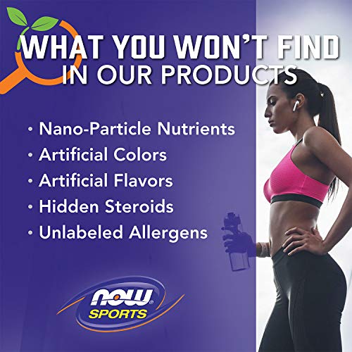 NOW Sports Whey Protein Isolate, Unflavored Powder, 1.2 lb F9158