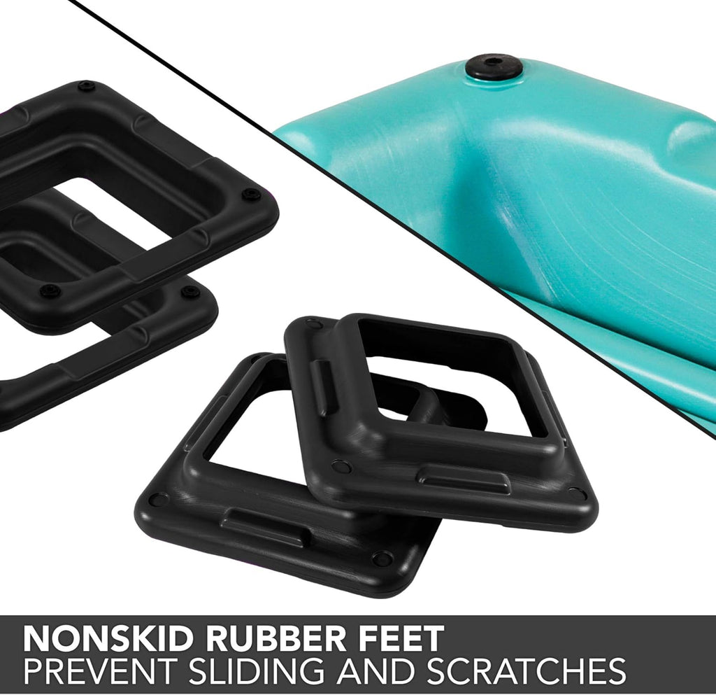 The Step Original Aerobic Platform with 4 Risers, Teal/Black C94995