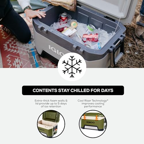 Igloo BMX 52 Quart Cooler with Cool Riser Technology O927153