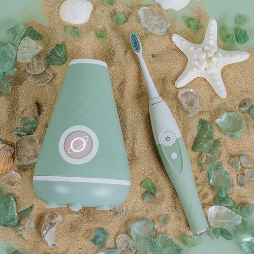 Tao Clean UV Sanitizing Sonic Toothbrush and Cleaning Station, Seaglass Green X1537