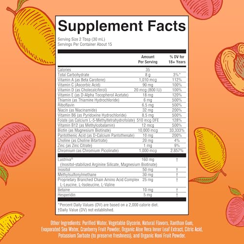 MaryRuth's Multivitamin Multimineral Supplement for Women with Lustriva & Chromium Picolinate, 15.22 Fl Oz R389