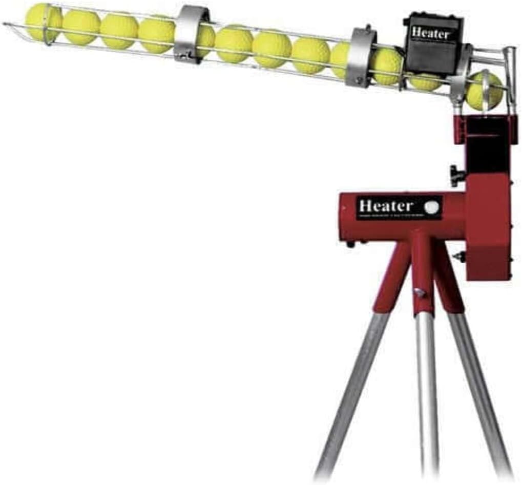 Heater Sports Softball Pitching Machine with 9 Ball Automatic Feeder