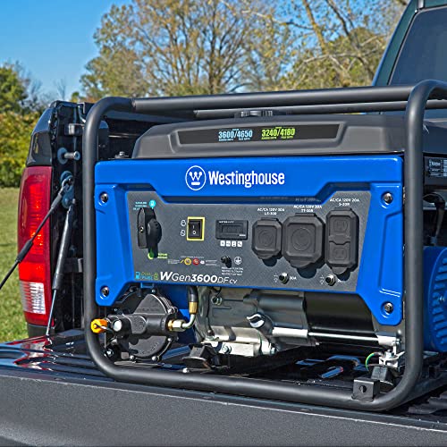 Westinghouse 4650 Peak Watt Dual Fuel Portable Generator with Remote Electric Start T983