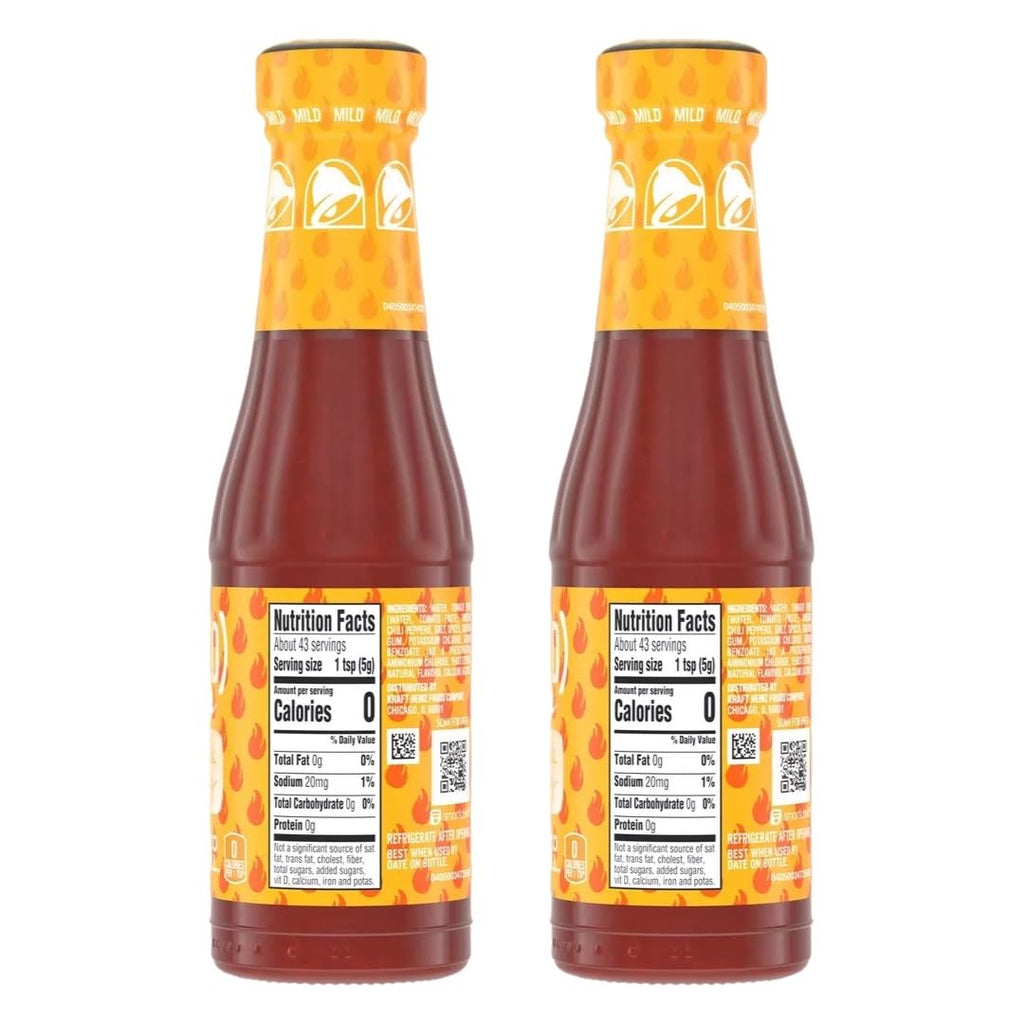 Taco Bell Mild Sauce 2 Pack 7.5 oz P564174